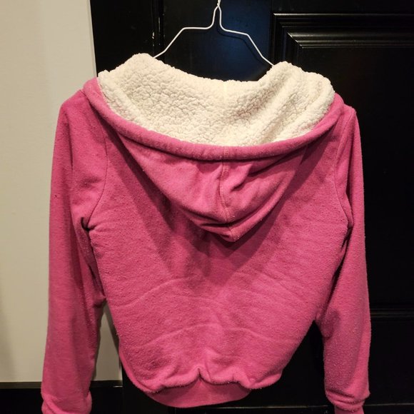 Super cozy fleezy lined pink varsity sweater - Tommy Girl - Size S - Picture 2 of 3